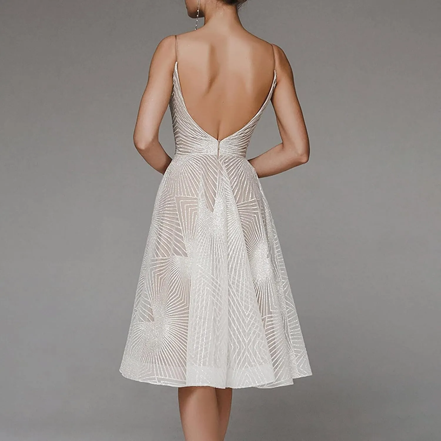 Semi Formal Dresses for Women Evening Party Plus Size Midi Cocktail Elegant Homecoming Prom Dress Summer Beach Dress