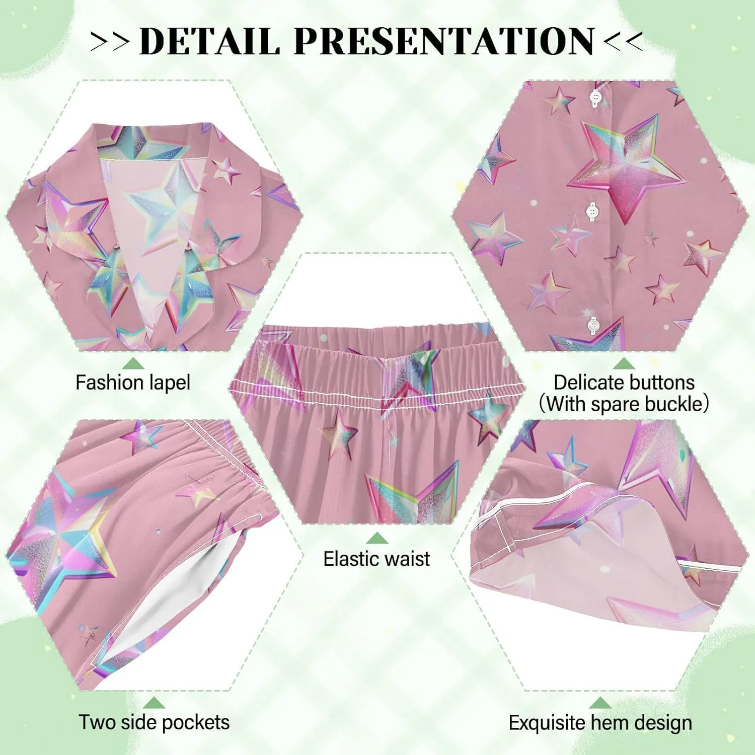 senya Silk Satin Pajama Sets for Women Cat Dog Flowers Short Sleeve