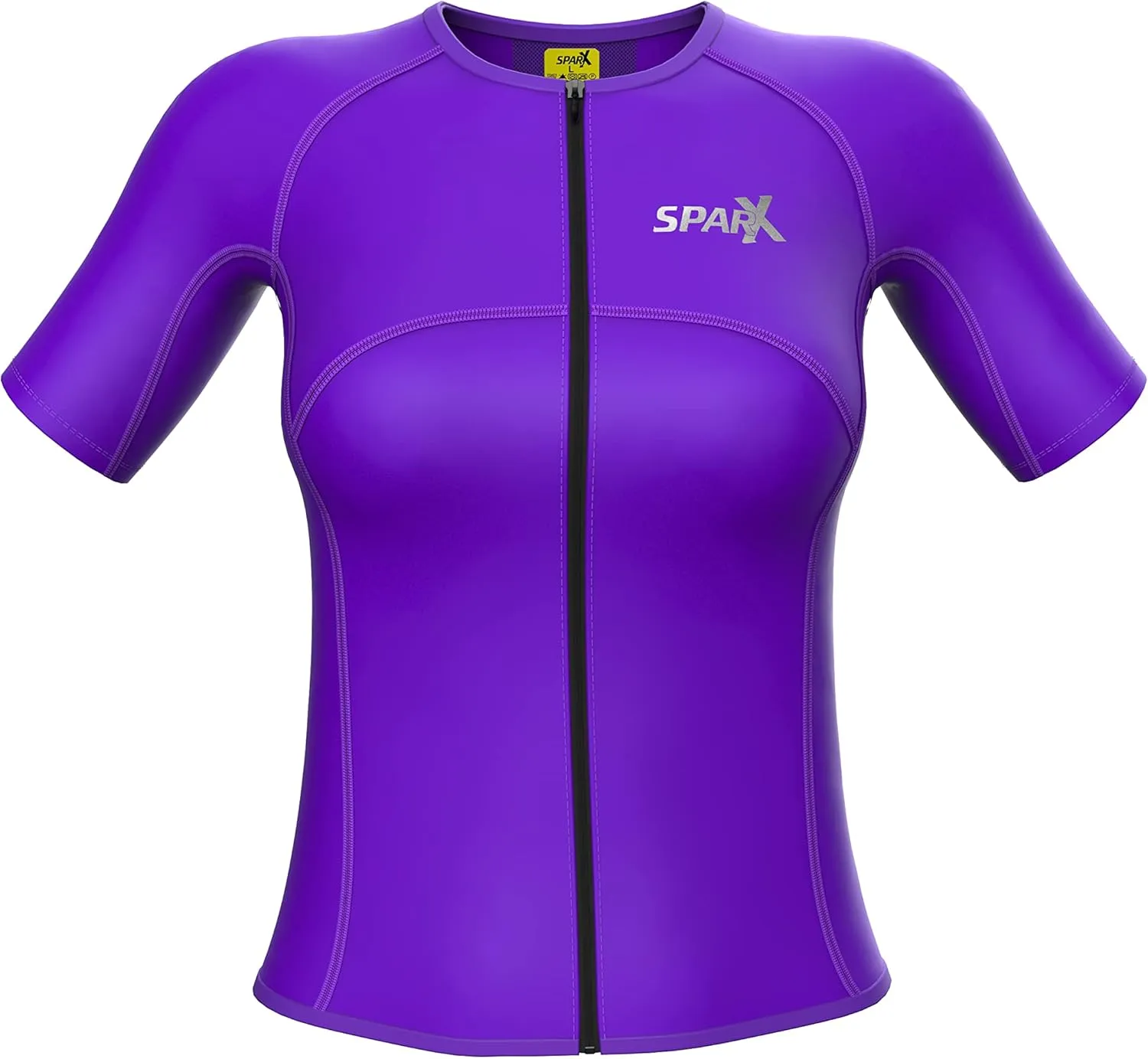 Sparx Women's Aero Tri Tank Short Sleeve Tri Tops Triathlon Tank Women Race Cycling Swim Bike Run