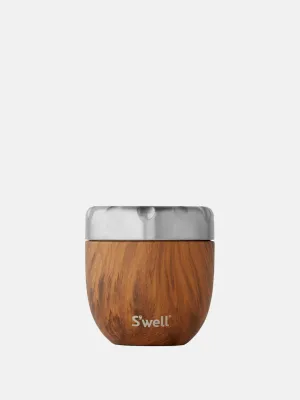 S'well Eats Insulated Food Bowl Set 16oz, Teakwood