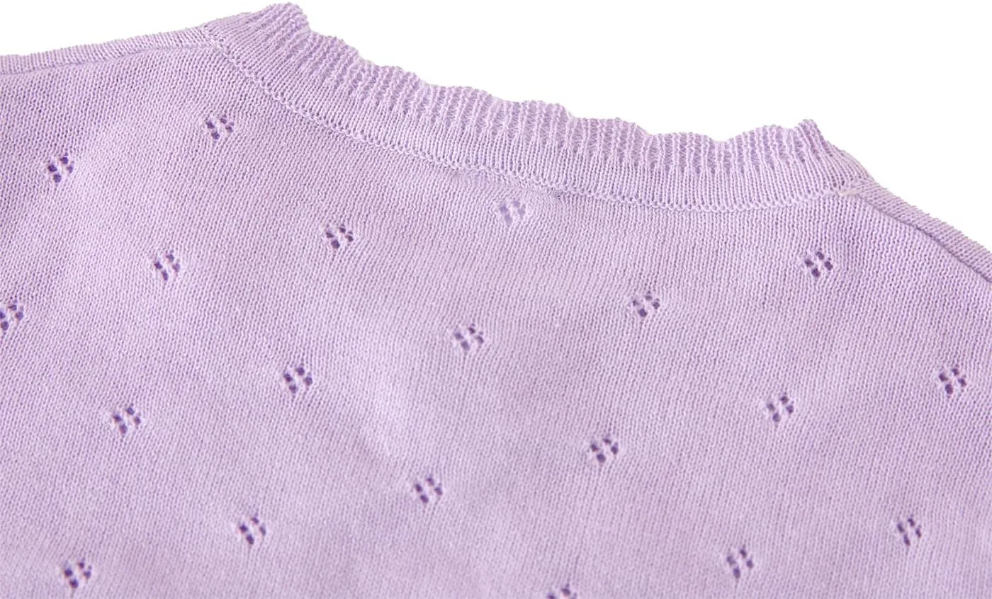 Toddler Girls Cardigan Sweater Bolero Shrug Baby Kids Long Sleeve Cropped Dress Up Button Closure Jacket Tops