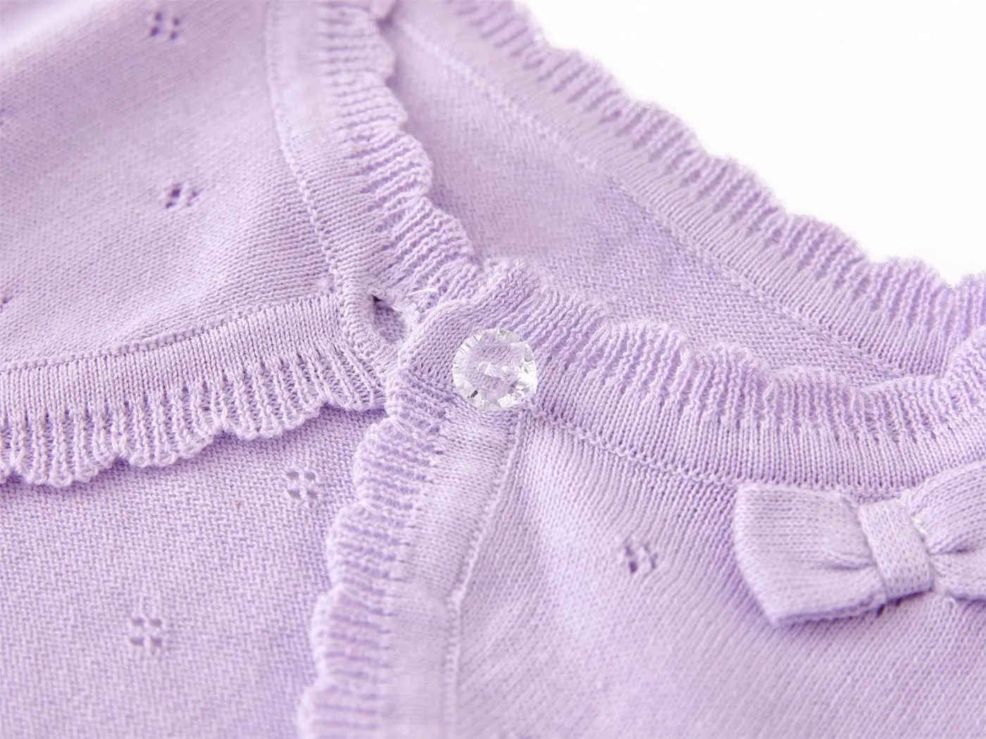 Toddler Girls Cardigan Sweater Bolero Shrug Baby Kids Long Sleeve Cropped Dress Up Button Closure Jacket Tops