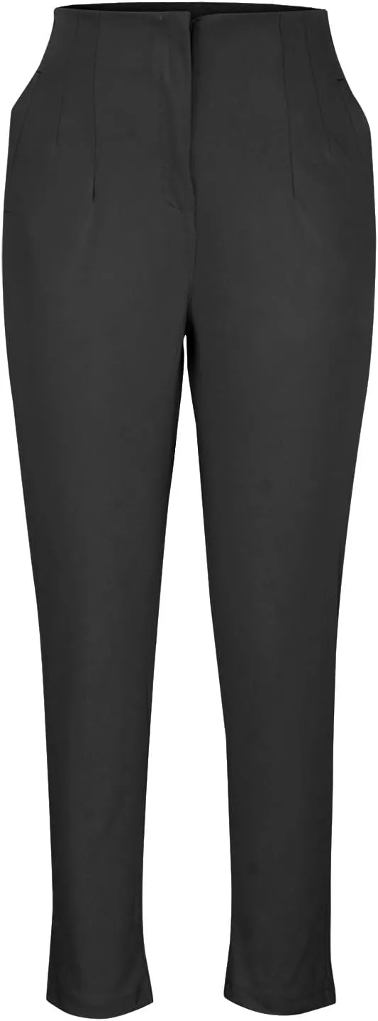 Uillui Dressy Pants for Women High Waist Slim Fit Straight Leg Pants Business Casual Work Office Pants Stretch Yoga Trousers