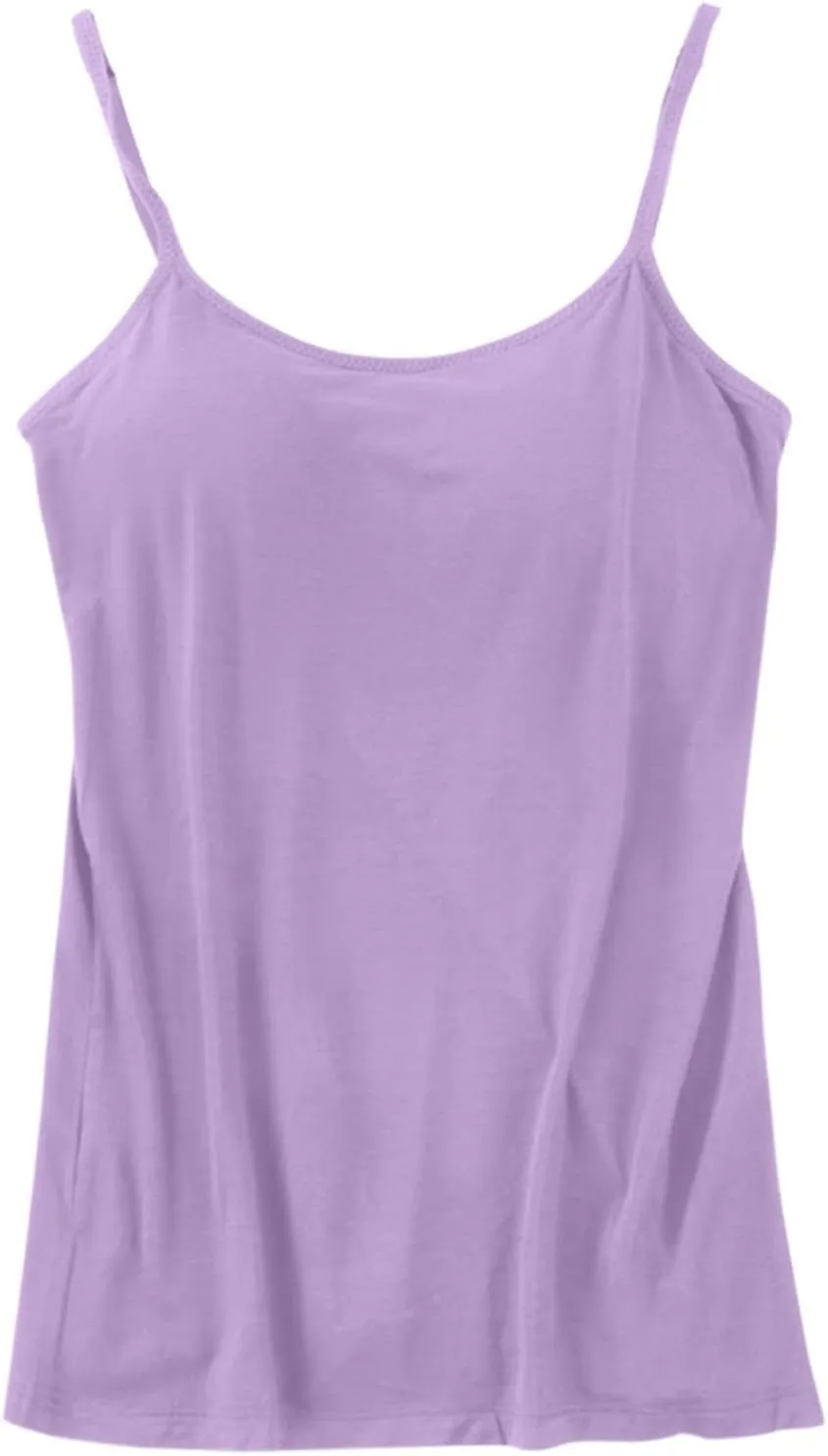 ULLiaN 2pcs Womens Camisole with Shelf Bra Workout Yoga Adjustable Spaghetti Strap Tank Tops Athletic Compression Basic