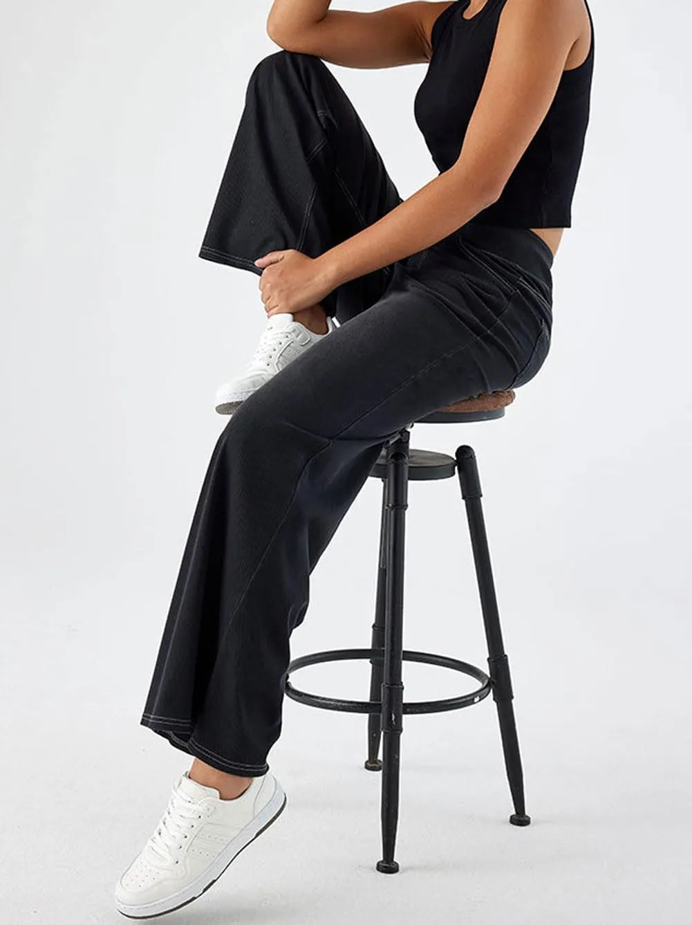 utcoco Straight Leg Jeans for Women 2025 Loose Y2K High Waist Wide Leg Macroelastic Denim Pants Trousers