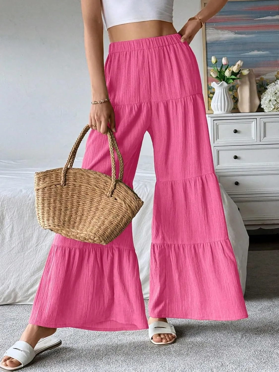 Women's 2025 Summer Casual Long Pants Elegant Casual Long Pants