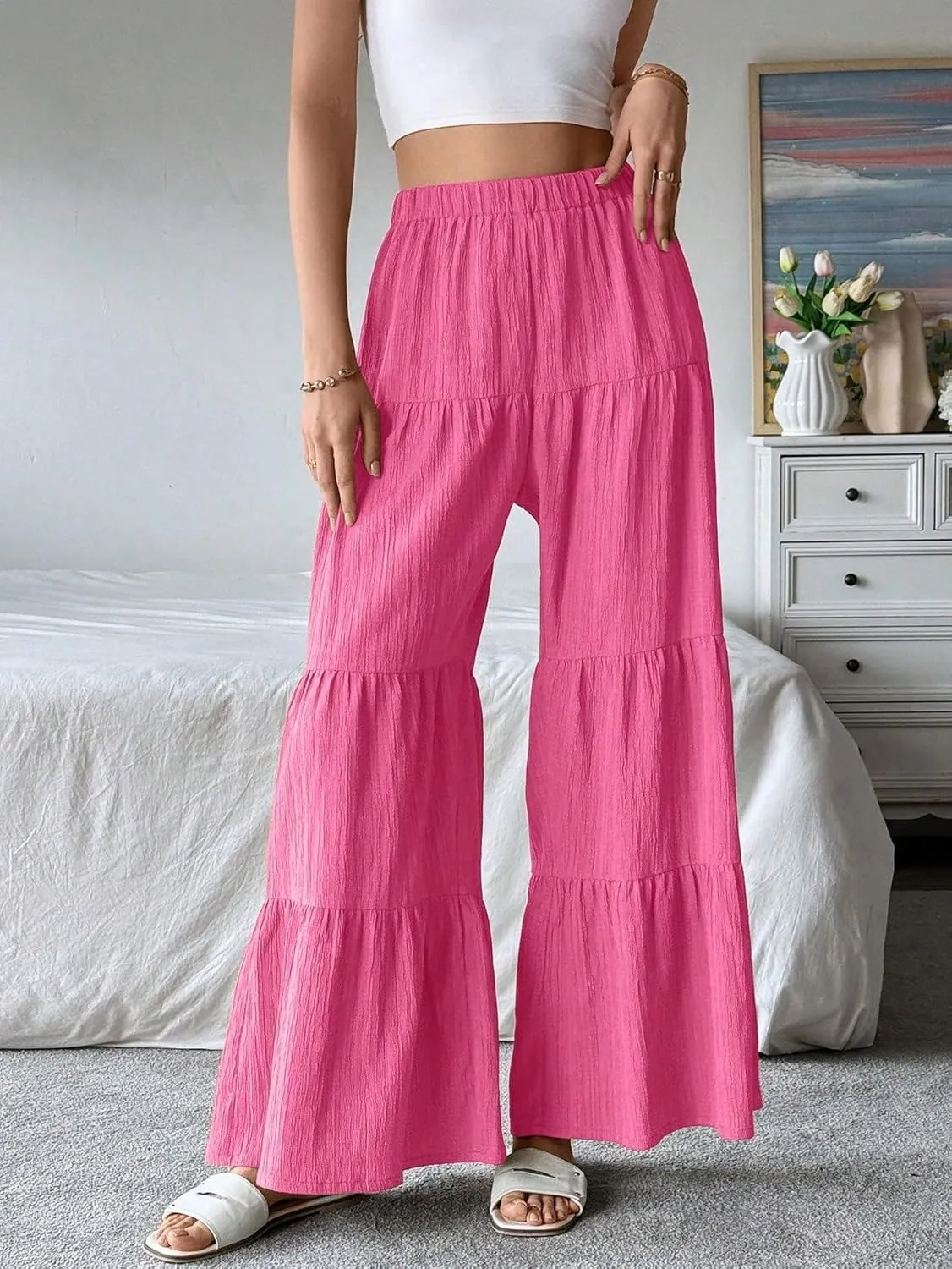Women's 2025 Summer Casual Long Pants Elegant Casual Long Pants