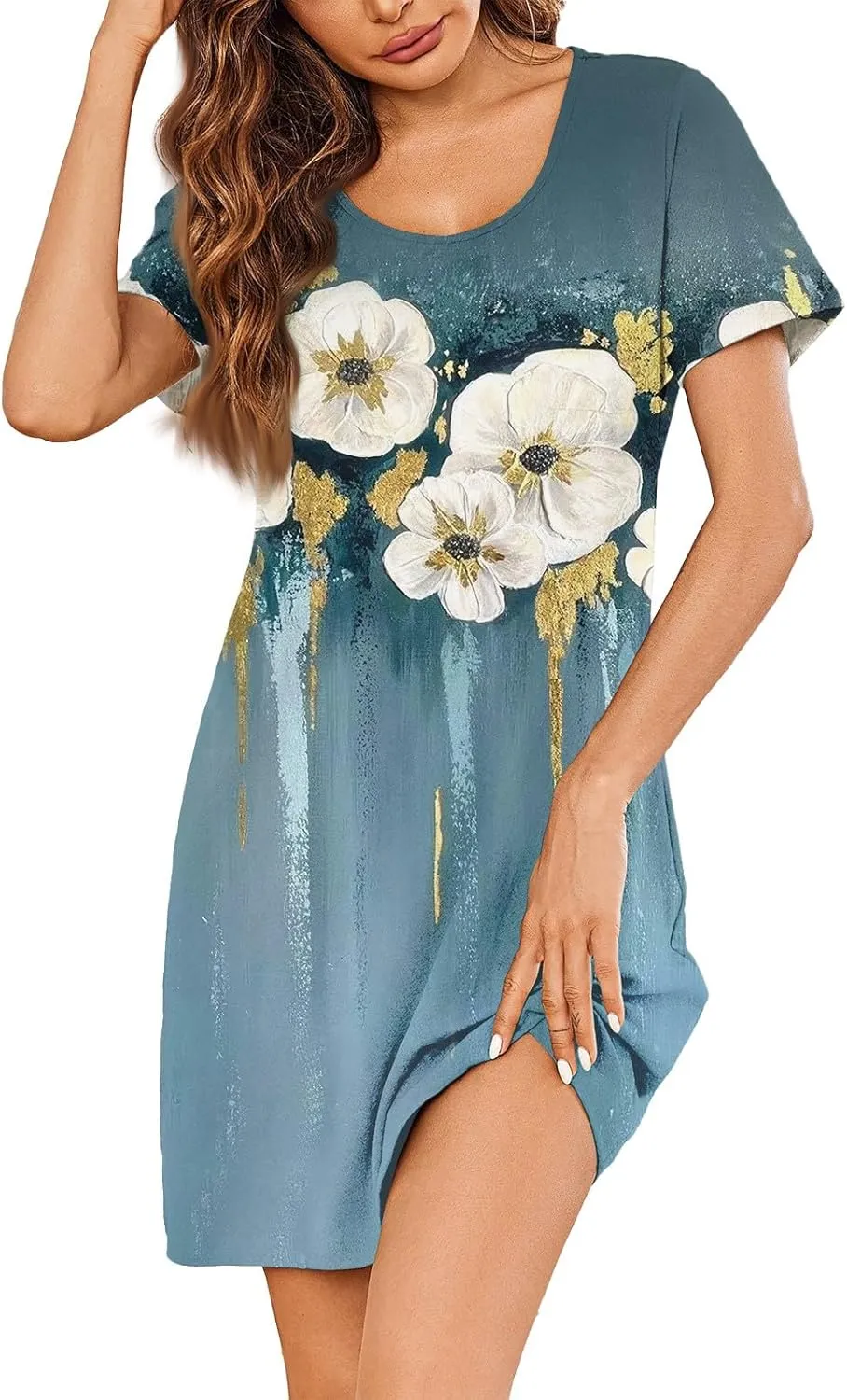 Women's Sequin Short Sleeve Dress Elegant Sparkling Party Mini Dress for Evening, Club, and Cocktail Events