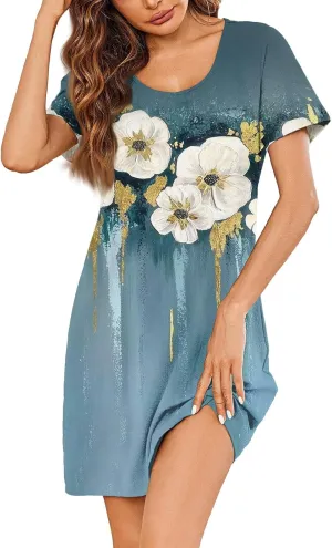 Women's Sequin Short Sleeve Dress Elegant Sparkling Party Mini Dress for Evening, Club, and Cocktail Events