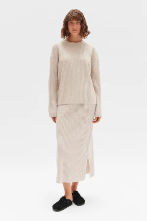 Wool Cashmere Rib Top
