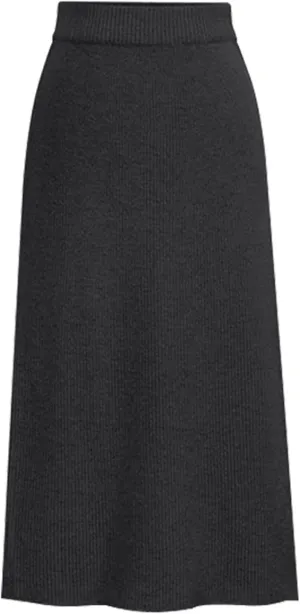 Woolen Waist Skirt Sexy Mid-Calf Elegant Solid Women's Split Knitted High Skirt Skirt Cosplay Skirt