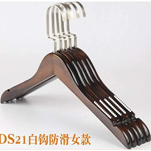 Xyijia Hanger 10Pcs/Lot 32/38/40/44Cm Adult Solid Wood Anti-Skid Non-Trace Wood Hanger Children's Clothes Hanger
