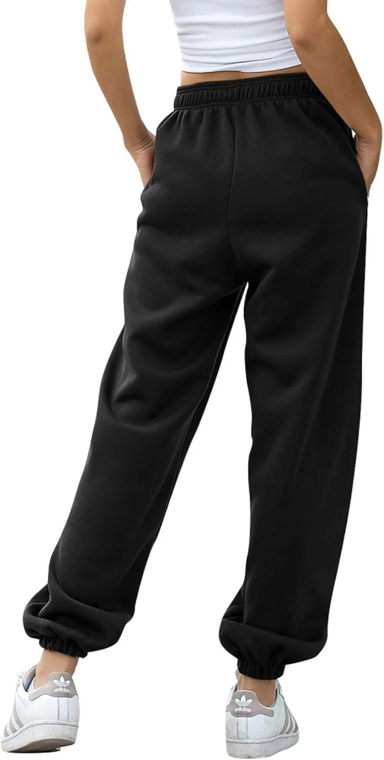 YLDUJ AMUM Women's Sweatpants Casual Drawstring Sweat Pants Workout Athletic Joggers with Pockets